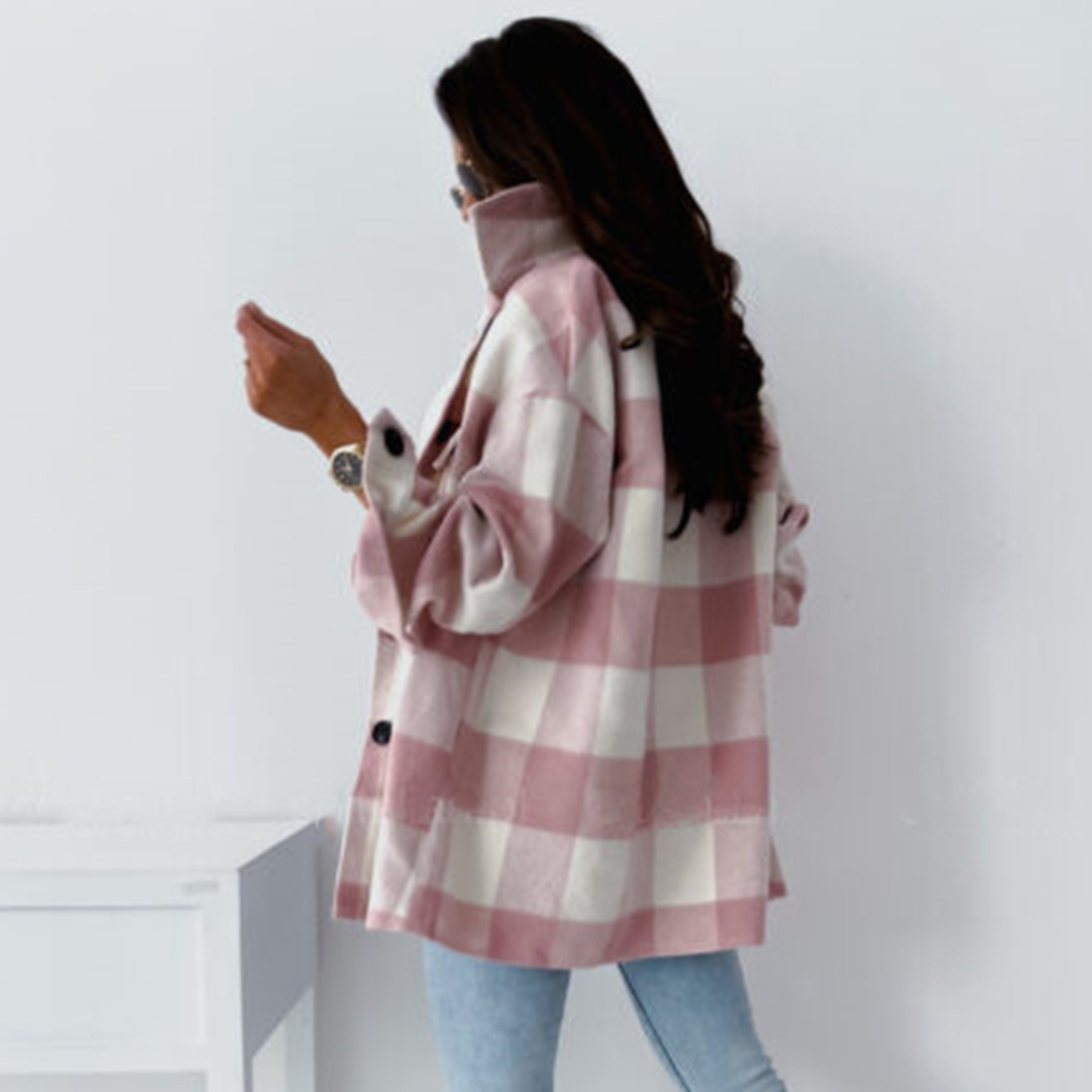 Chaqueta tipo camisa a cuadros Dulce