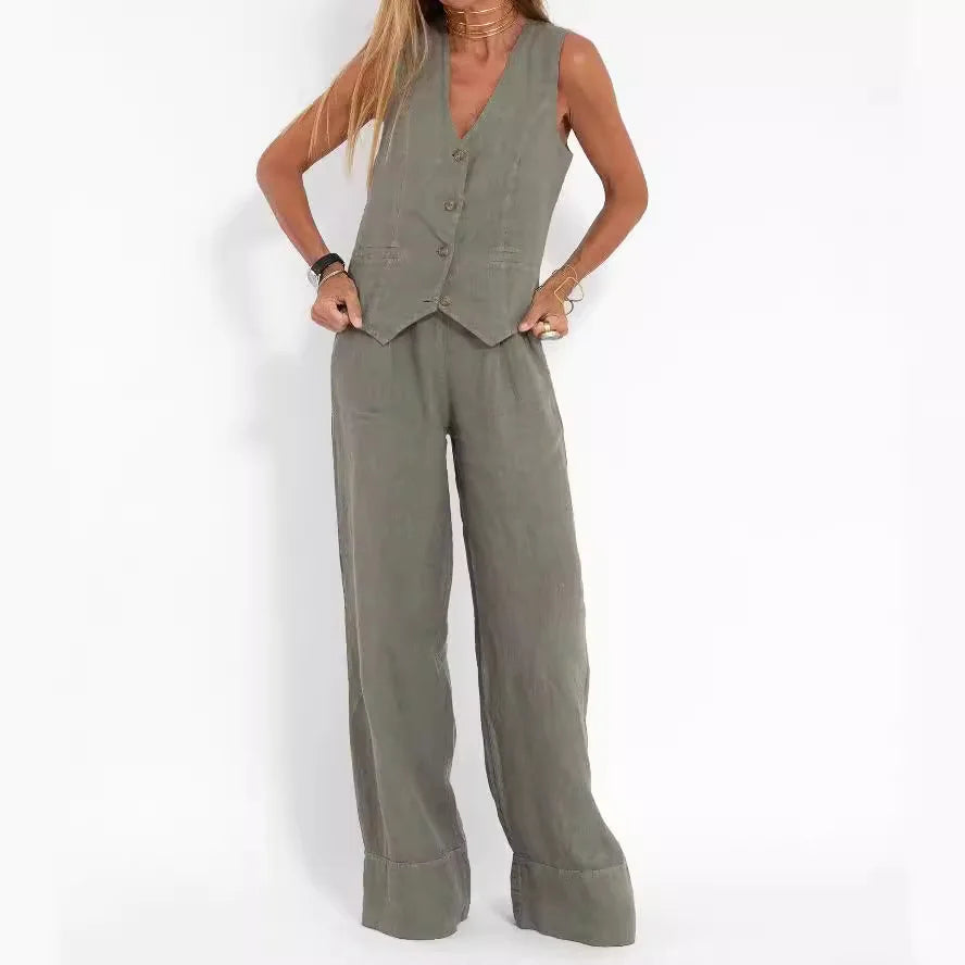 Gabriella - Comfortable Summer Cotton Set