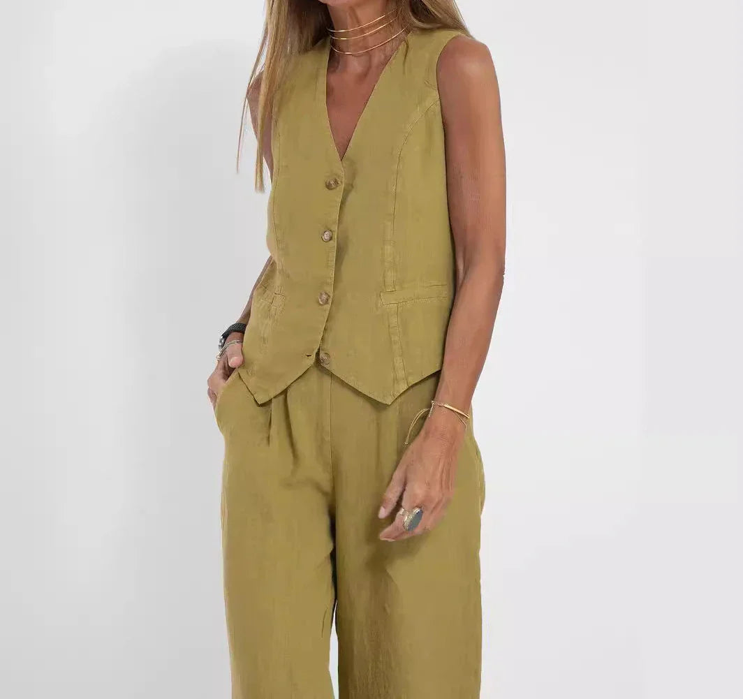 Gabriella - Comfortable Summer Cotton Set