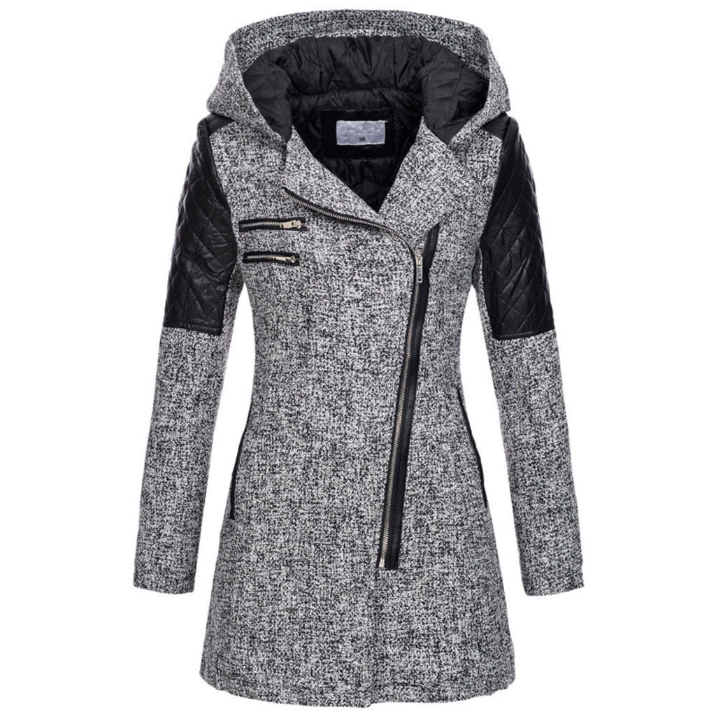 Winter coat with a flattering cut
