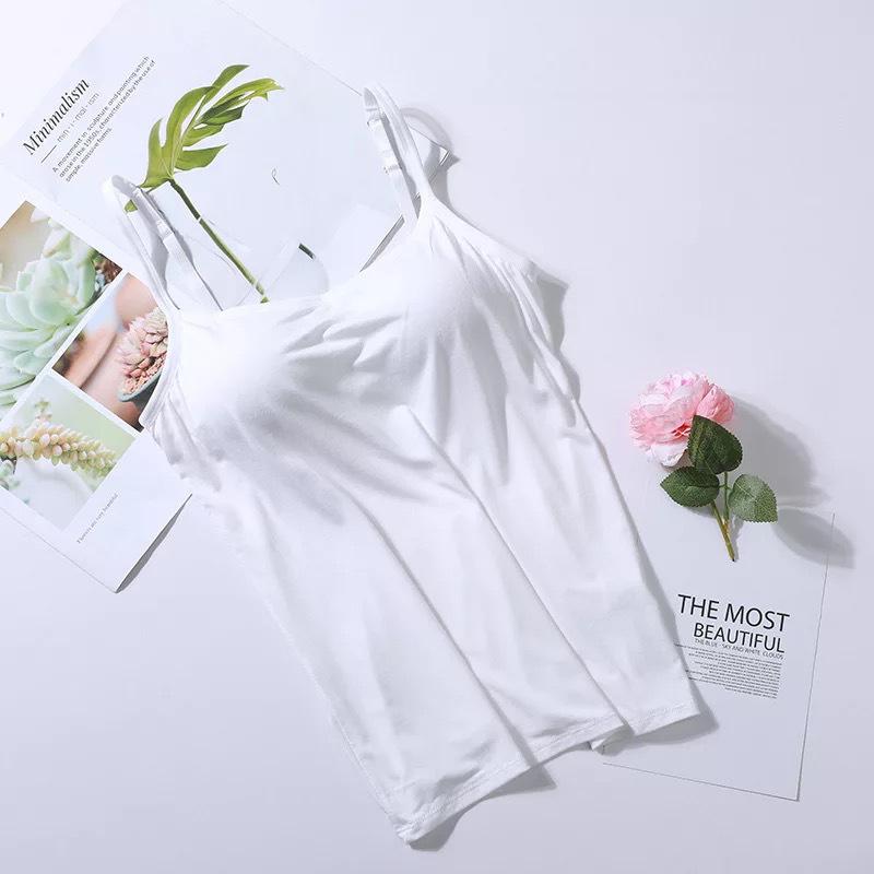 Bra top with built-in bra