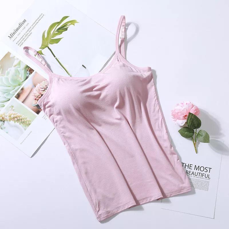 Bra top with built-in bra