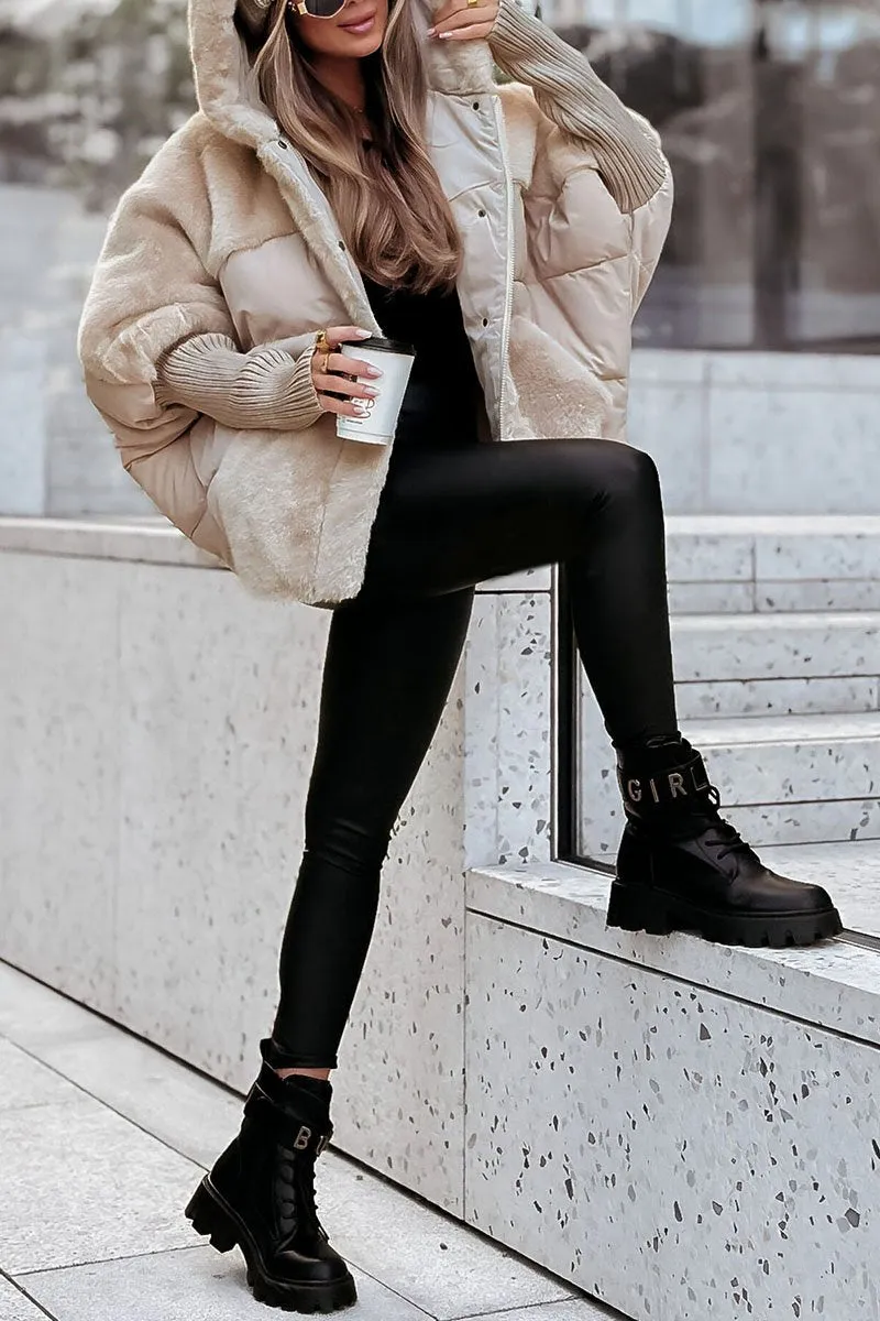 Bomber Jacket with Hood for Women