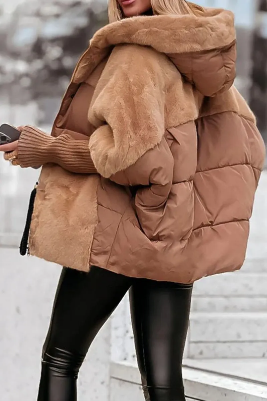 Bomber Jacket with Hood for Women
