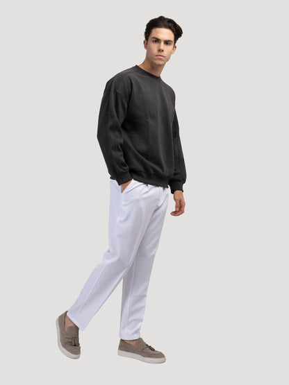 DAEJEON Relaxed Crew Neck Sweater