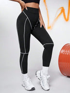 Female Stripes Push-up Quick-dry Booty Leggings