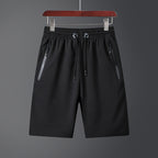 Plus Size Ice Silk Stretch Shorts for Men