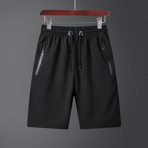 Plus Size Ice Silk Stretch Shorts for Men
