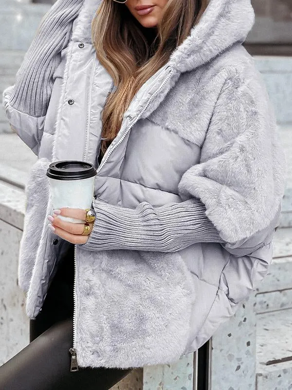Bomber Jacket with Hood for Women