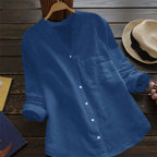 Blusa casual suelta de Color sólido