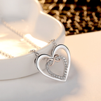 Two hearts Infinity necklace