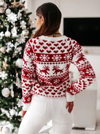 Women's Christmas Print Sweater