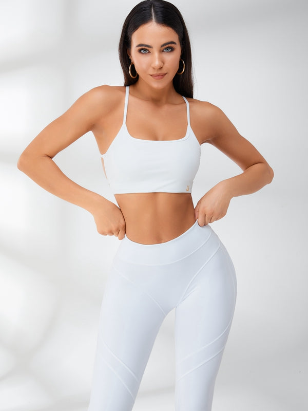 Female Extra Sexy Push-Up "Juicy White" Leggings