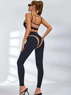 Female Super Sexy Unique Mesh Hip-lift Leggings