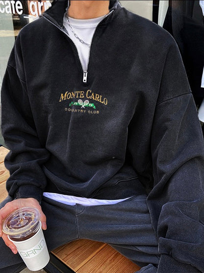 MONTE CARLO Polar con cremallera de un cuarto