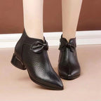 Fashion women's shoes made of genuine leather with high heels