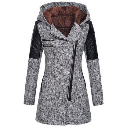 Winter coat with a flattering cut