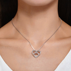 Two hearts Infinity necklace