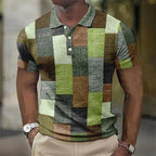 Lovi's™ Checkered Print Short Sleeve Polo