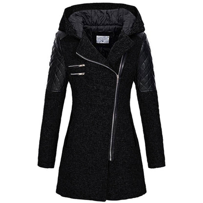 Winter coat with a flattering cut