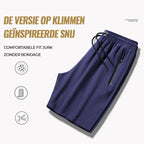 Plus Size Ice Silk Stretch Shorts for Men