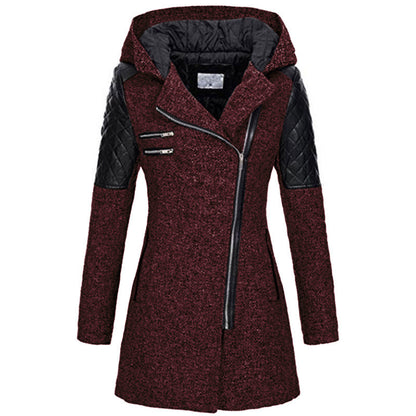 Winter coat with a flattering cut