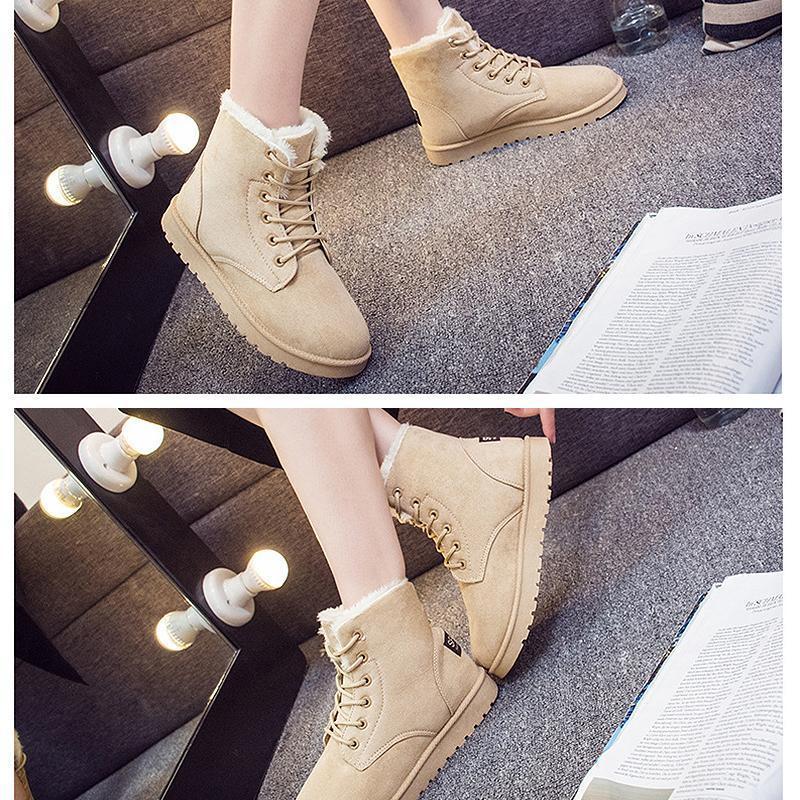 botas de nieve cortas