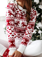 Women's Christmas Print Sweater