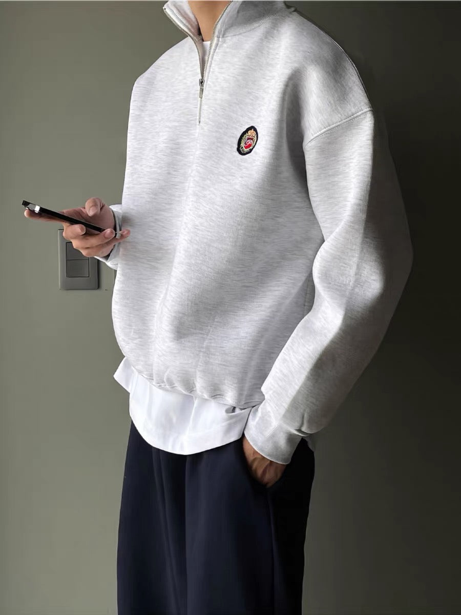 Chaqueta universitaria SOCHEON con cremallera de un cuarto