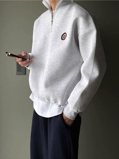 Chaqueta universitaria SOCHEON con cremallera de un cuarto