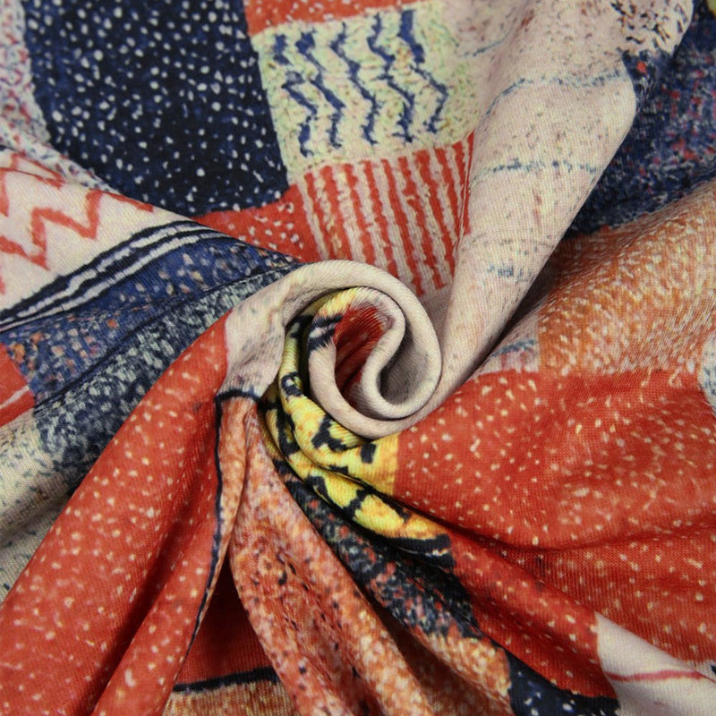 Camiseta con estampado étnico