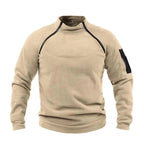 Military-style fleece sweater for outdoors