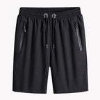 Plus Size Ice Silk Stretch Shorts for Men