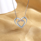 Two hearts Infinity necklace