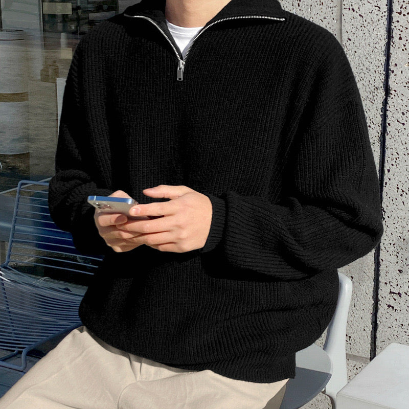 Suéter con cremallera de un cuarto de SEJONG