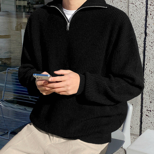 SEJONG Quarter Zip Sweater