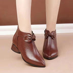 Fashion women's shoes made of genuine leather with high heels