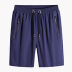Plus Size Ice Silk Stretch Shorts for Men