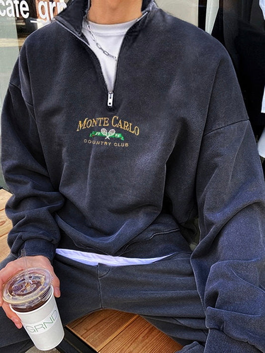 MONTE CARLO Polar con cremallera de un cuarto