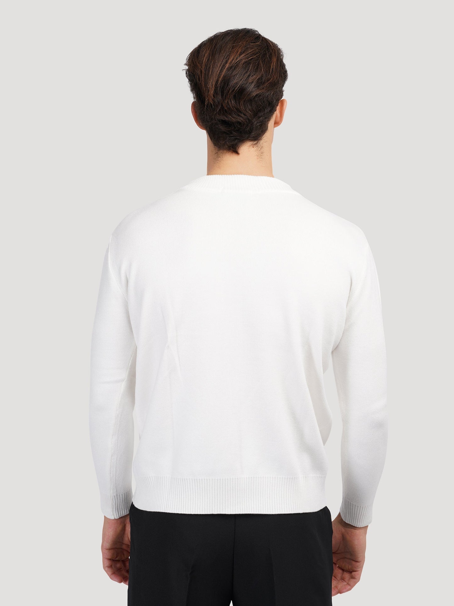 Suéter de Cuello Alto con Cremallera de Cuarto ANSEONG