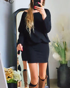 Anaïs™ Black Long Sleeve Dress