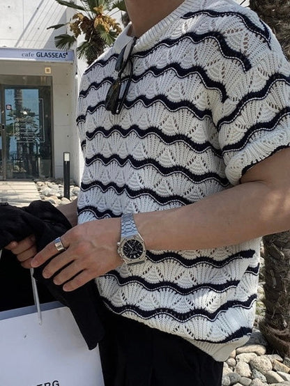 Camiseta de punto costera de YEOSU