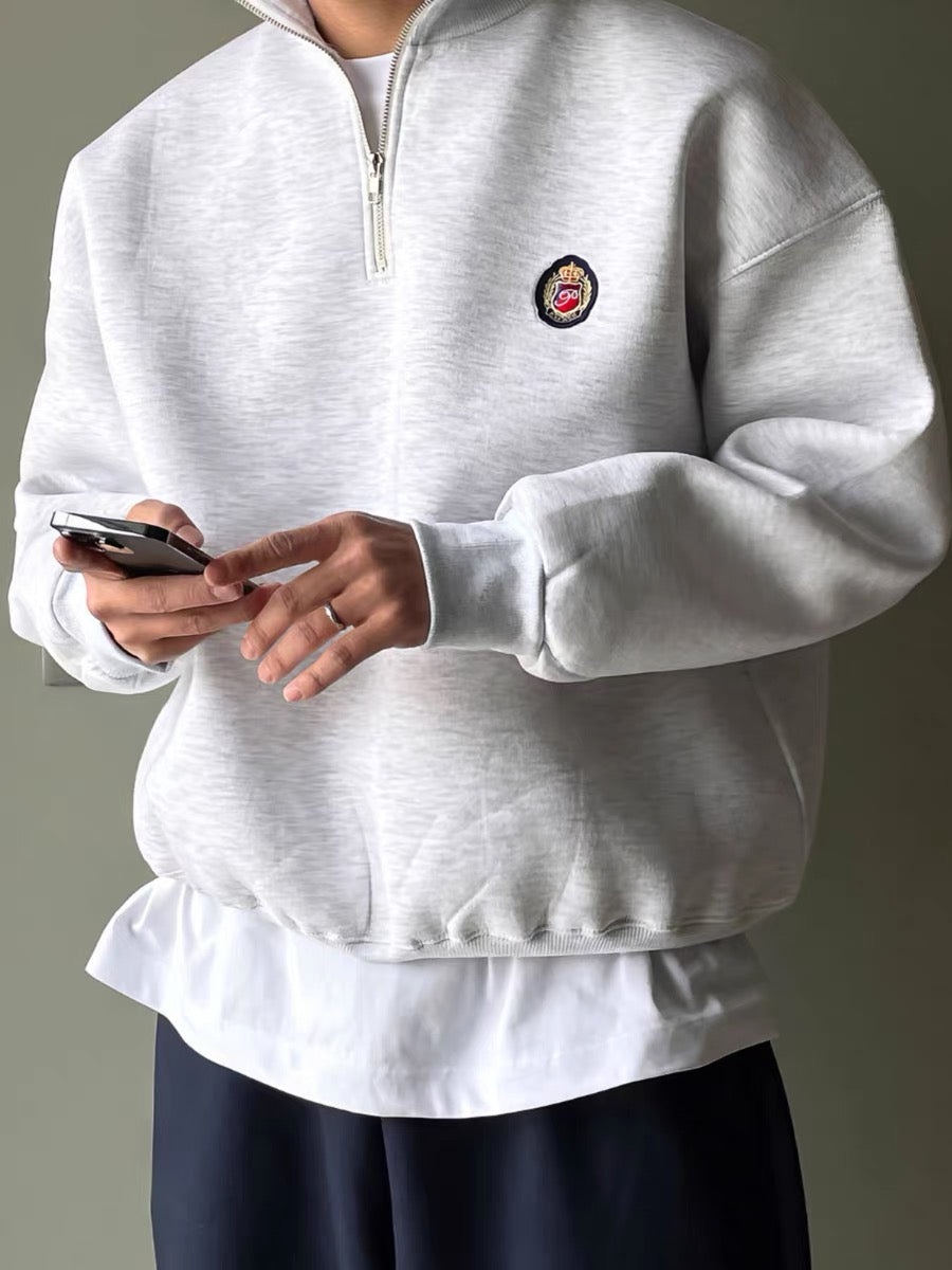 Chaqueta universitaria SOCHEON con cremallera de un cuarto