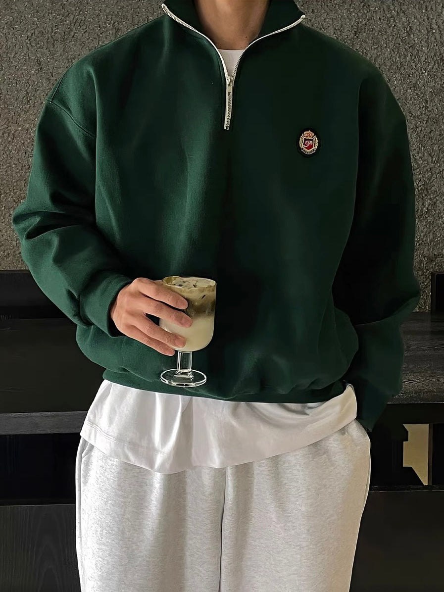 Chaqueta universitaria SOCHEON con cremallera de un cuarto