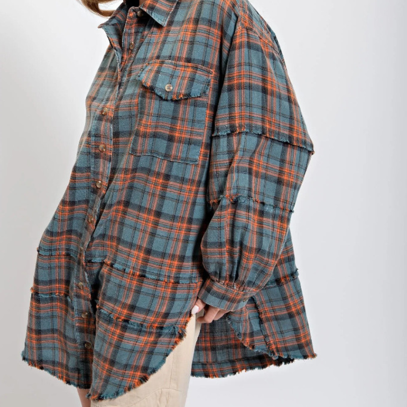 Oversize Checkered Shirt