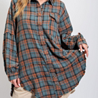 Oversize Checkered Shirt