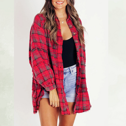 Oversize Checkered Shirt