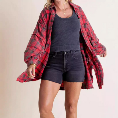 Oversize Checkered Shirt