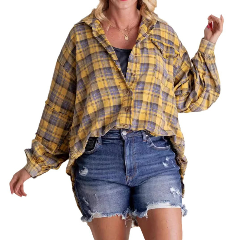 Oversize Checkered Shirt