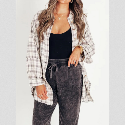 Oversize Checkered Shirt